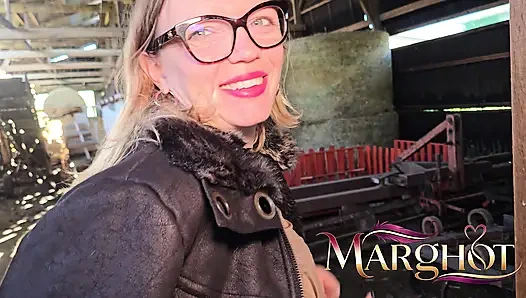 Threesome at the Farm: the Neighbor Ends up in My in Front of My Stepson