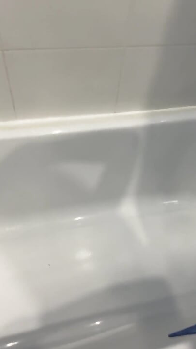 Compilation: Bathtub Pissing with Tampon - Trimmed & Hairy Pussy, Small Tits