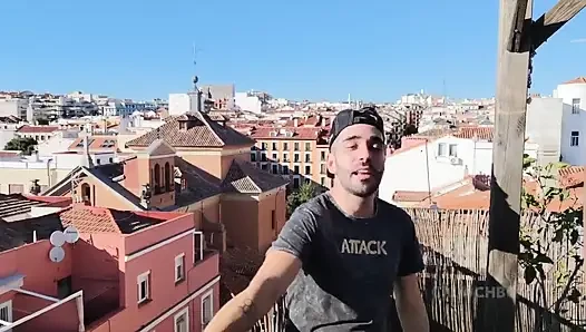Tiago Madrid'de andrew x tarafından açık havada sikiliyor