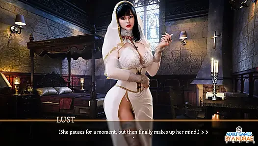 Sisters in Sin Gameplay Part 14 – Rebecca Holds the Key Inside Her Pussy