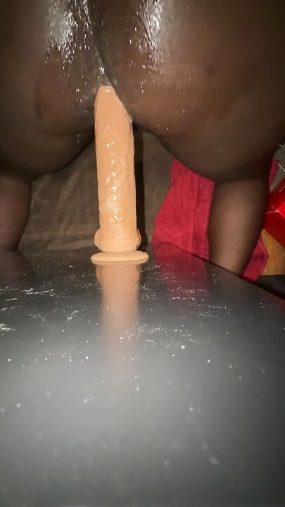 My First Time Riding My Big Boy Dildo In This Position And I Love It So Far It Had Me Super Wet And Moaning Non Stop