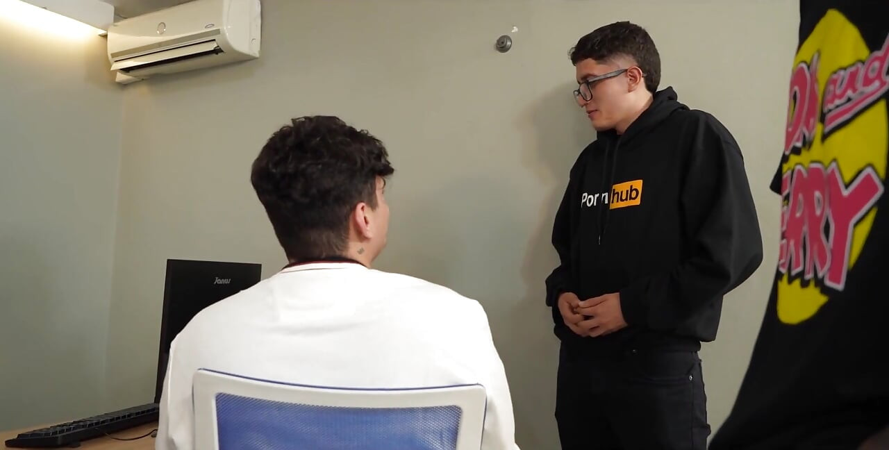 Nerd Guys Fuck Their Latina Boss with a Giant Ass and Fill Her Pussy and Face with Cum