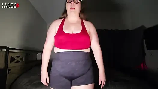 Sports Bra Try-on, Boob Bounce Tests, Naked Twerk Tease