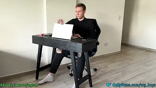 "Lick my Asshole and Cum Inside me, Please" - This Pretty Straight Boy Turned Gay for My Cock