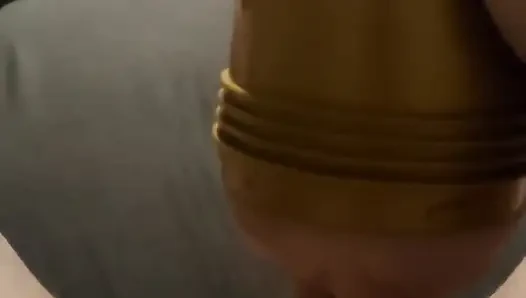 Yatakta fleshlight ile eğleniyorum