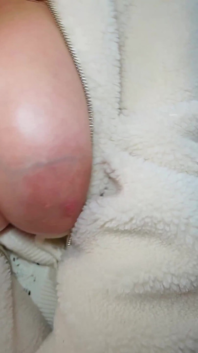 Iconic moment from "Called Busty Babe for Collaboration & Surprised With Cum in Pussy! LilyKoti"