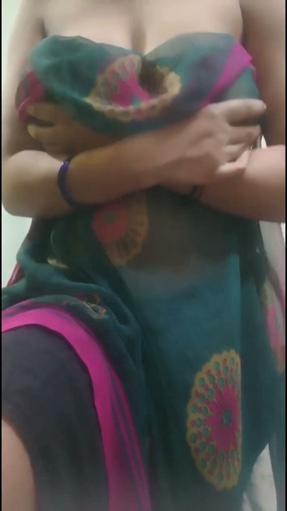 Desi Saree Undressing Tease - Full Nude Solo Play - Intense Orgasm - No Face - 4K | Clip 1
