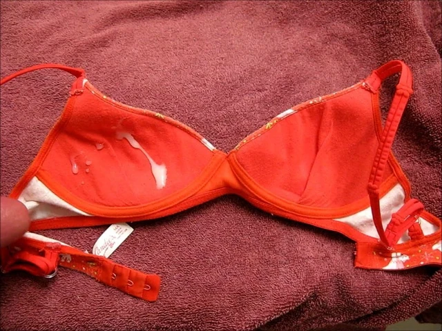 Cum on Christmas Bra in July