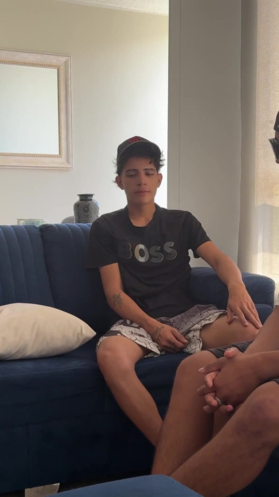I make a bet between my best friend to fuck my stepmom hard and it ends up in something unexpected for her. | Clip 1