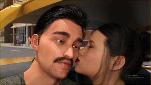 Wife Having Fun With Stranger Infront Of Cuckold Husband In Taxi