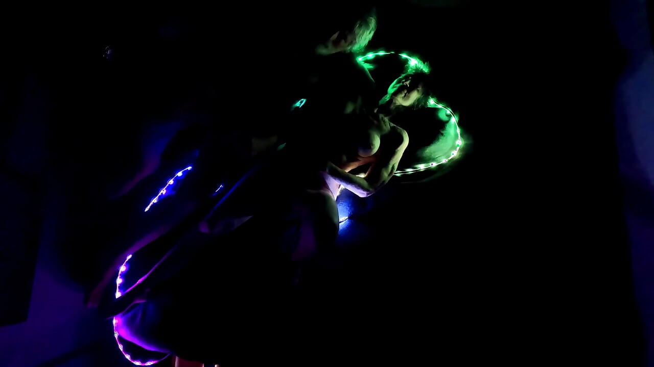 Two lighting experiments - One with Ultraviolet, The Other With an LED Strip