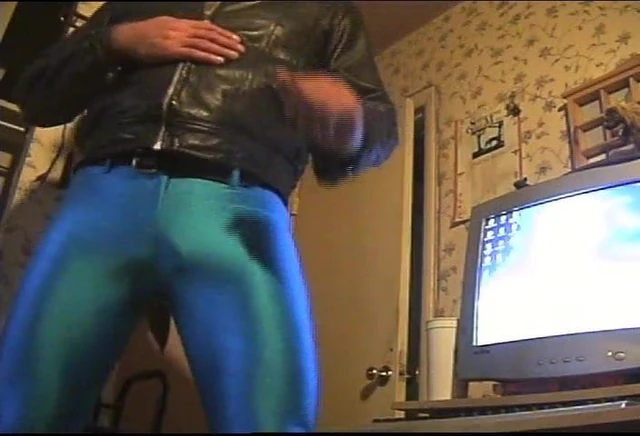 Me in Blue Disco Pants