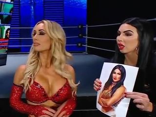 WWE - Carmella e Billie Kay nel backstage su Smackdown 4-2-21