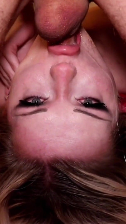 Blonde Russian Teen Slut Gets Facefucked and 69 Throatpie | Clip 2