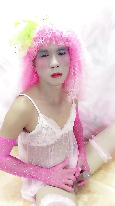 Oanh Le transgender wearing sexy clothes selfie cups tinh