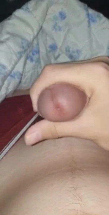 hot sperm flows out of the penis