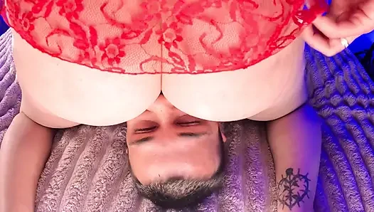 Training a Slave Under a Big Bum, Involving Eating Farts