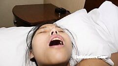 Oh my, Asian Raya Nguyen screaming from her first bbc - Ronnie Hendrix