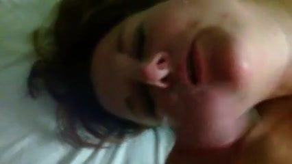 Cumming on Misty's face