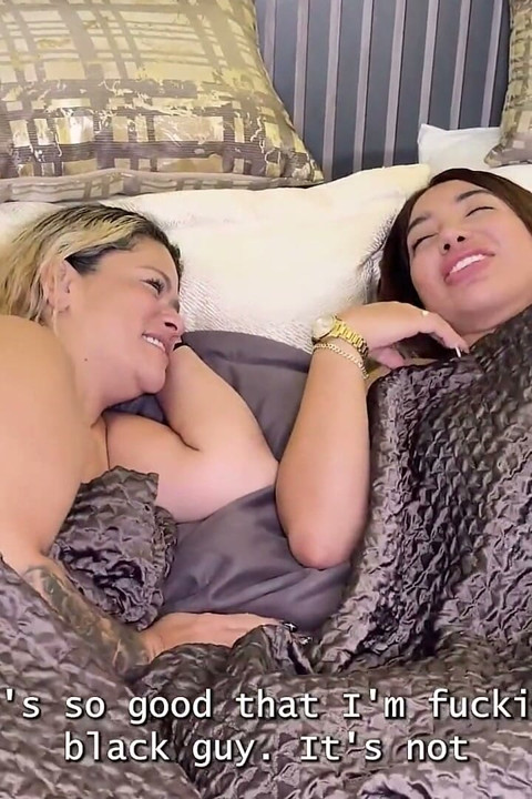 Colombian Stepmom and Mexican Stepdaughter Fuck Her Stepdad's Mechanic in Interracial Threesome When He's Not Home!