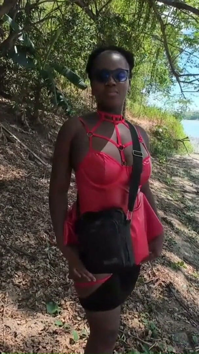 Follow Footsteps to My Big Ass Butt Someone Is Passing In a Boat Can We Show N Play Privately Kinky Nature Softcore - Jhodez1 | Clip 1