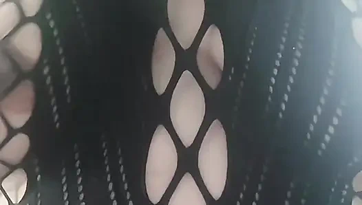 See how I play with me, caressing me for you