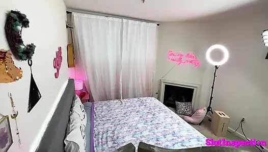 SlutInspection - bBW gwen adoras ehemann bläst, cuckquean-ehefrau filmt