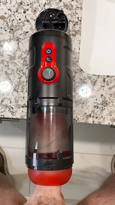 Red Spinning Toy Makes me Cum Twice!