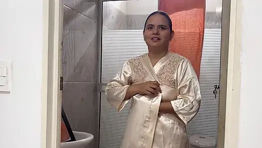 My Stepsister Caught Me Watching Her in the Shower and She Makes Me Her so as Not to Snitch on My Stepfather