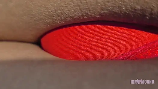 My stepbrother caught me looking for hard dicks and I let him play with my panties. - Inmymound