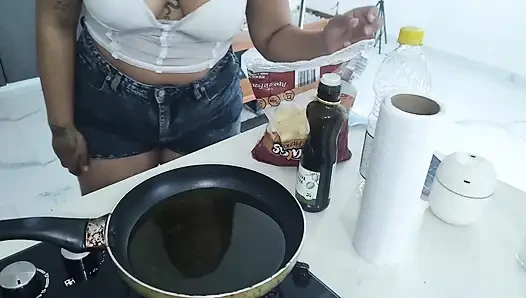 Kochen mit cummy Bear