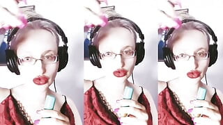 Asmr Sweet Chocolate Eating- Asmr, Eyeglasses, Giantess, Lipstick, Big Lips, Mough, Food, Face Fetish, Long Nails