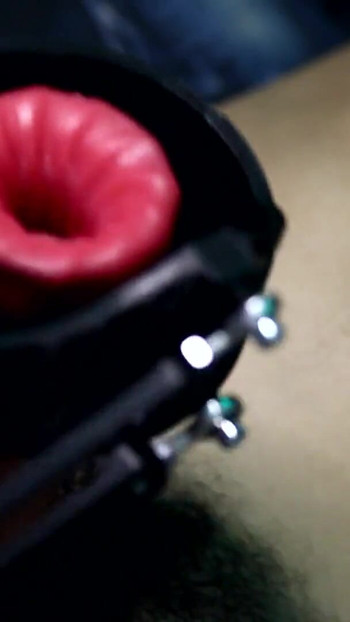 Memorable moment from "Automatic masturbator and great orgasm"