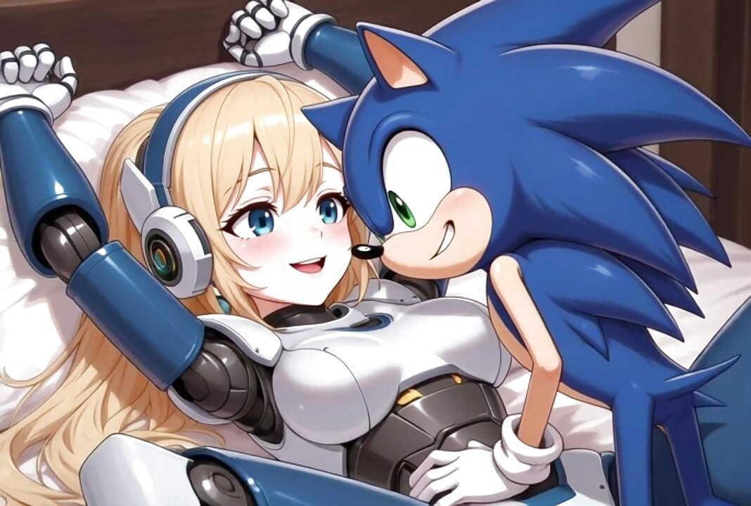 Speed and Future Adult Fantasy with Sonic-Inspired Girls and Robots