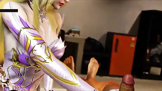 Virtuelle göttin des endlosen verlangens glow - hentai mit 3D-animation