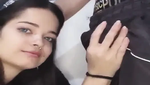 A Very Sloppy Blowjob Is When White Moon Smears Herself All Over While Suckling. Pt1