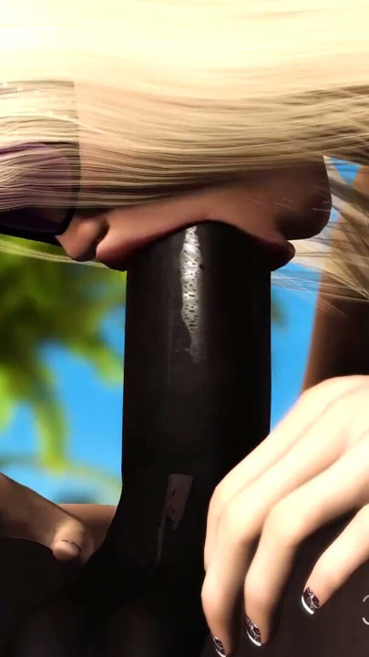 A super sexy horny blonde gets fucked by BBC in the desert island | Clip 1