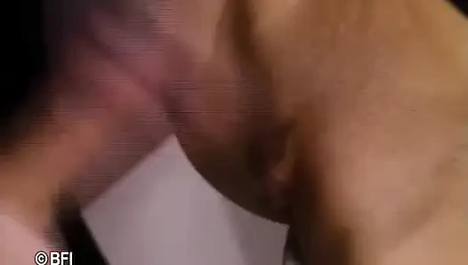 Retro-duch-sex im schrank