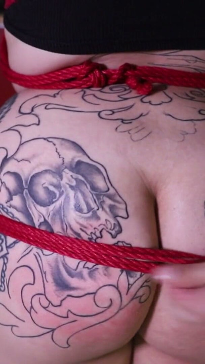 Submissive tied up and in abandoned factory- Shibari | Clip 1