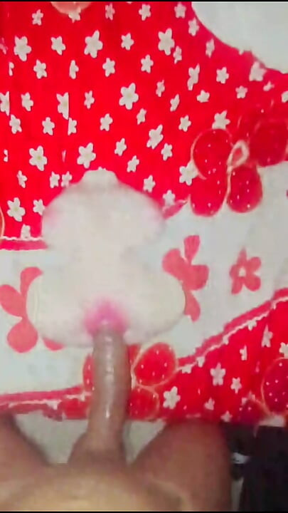 Equipped with a sex toy