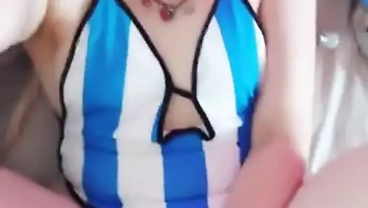 Shyyfxx Hot Redhead Celebrates Argentina's Victory With Her Trusted Friend