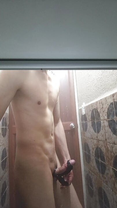 Stepmom leaves a sex toy for her son's huge penis.