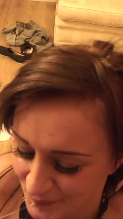 Must-share moment from "Naughty girl has hot threesome fuck in the living room"