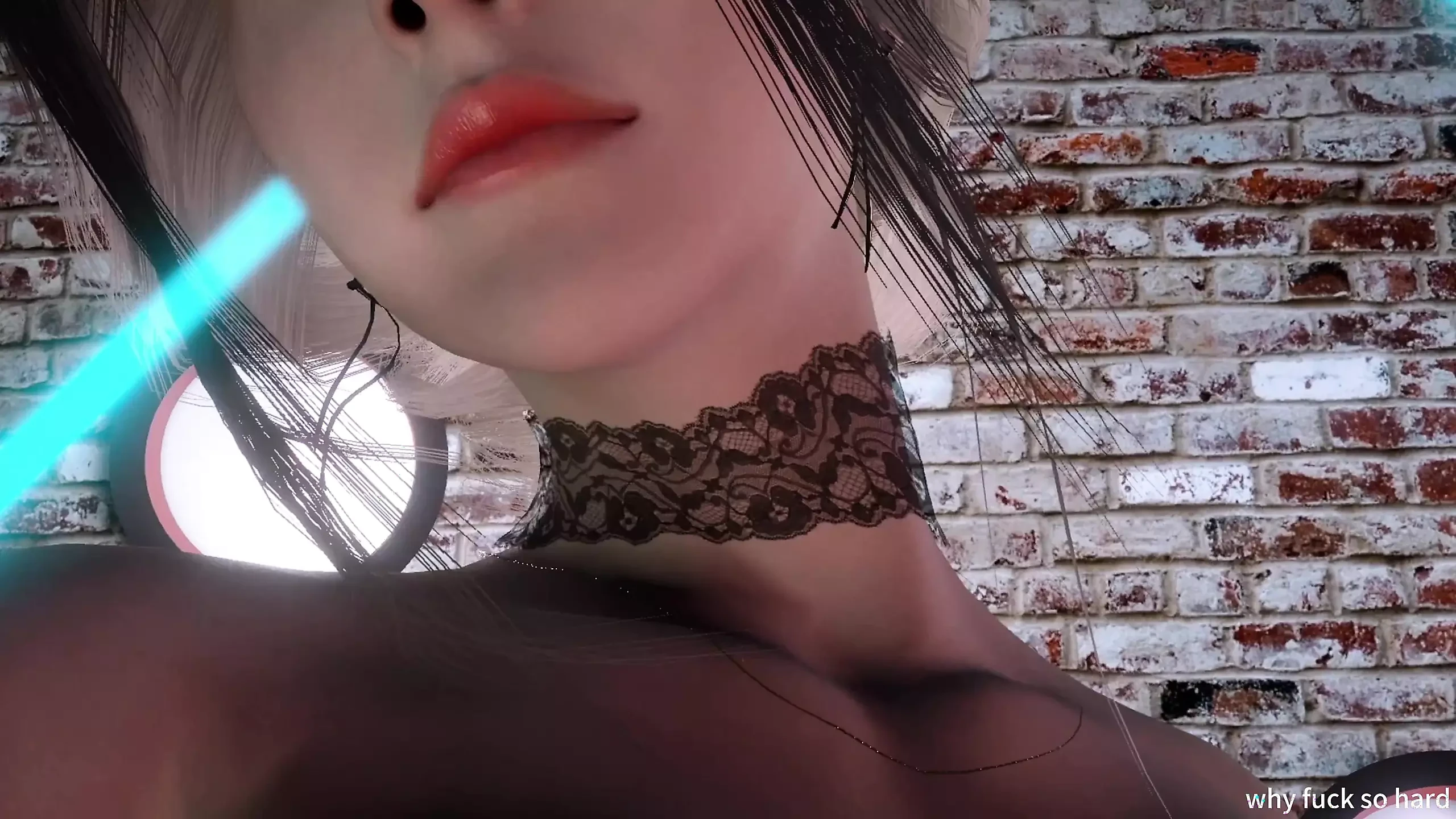 3D szőke ázsiai kurva ül a nagy faszon