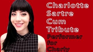 Трибьют спермы для Charlotte Sartre, порнозвезда (сперма на видео - видео)