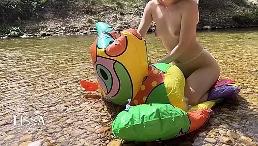 Çift söndürme, çift açık havada mastürbasyon