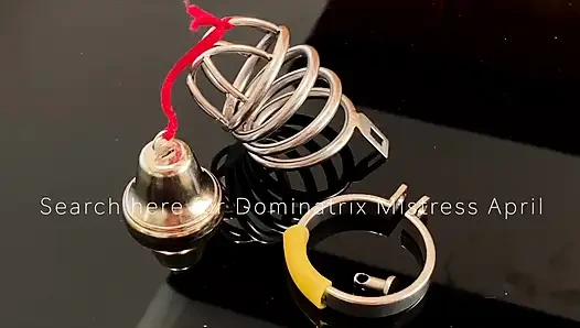 Домина госпожа April - недостойная дисциплина раба