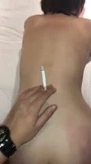 China - Guy is having a smoke while fucking a slut