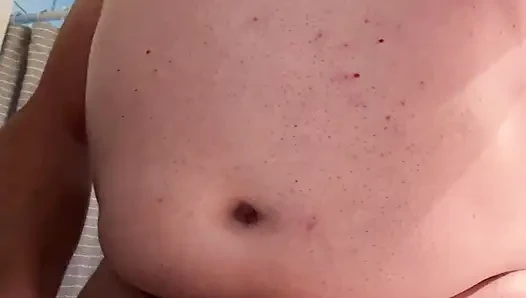Skull and eyebrow shaved by my Master