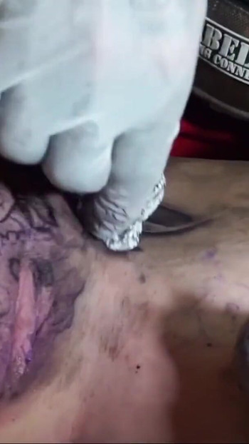 Unforgettable moment from "Rare Live Pussy Tattoo and Blowjob for German Teen Snowwhite"